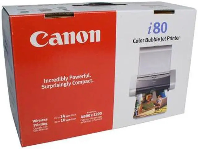 Alt view image 8 of 8 - Canon i80 14 ppm Black Print Speed 4800 x 1200 dpi Color Print Quality Bluetooth / USB Bubble Jet Photo Color Printer