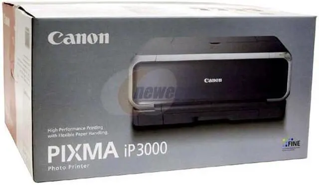 Alt view image 9 of 9 - Canon PIXMA IP3000 9316A001 22 ppm (approx. 2.7 seconds/page) Black Print Speed 4800 x 1200 dpi Color Print Quality USB InkJet Photo Color Printer