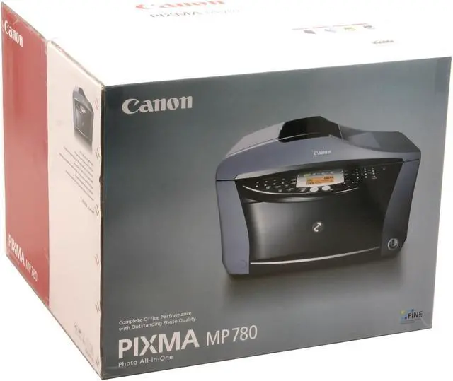 Alt view image 11 of 11 - Canon PIXMA MP780 9791A002 25 ppm (approx. 2.4 seconds/page) Black Print Speed 4800 x 1200 dpi Color Print Quality USB InkJet MFC / All-In-One Color Printer