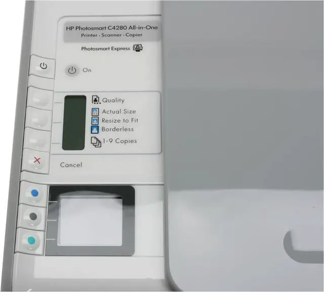 Alt view image 6 of 14 - HP Photosmart C4280 Up to 30 ppm Black Print Speed 4800 x 1200 dpi Color Print Quality USB Thermal Inkjet MFC / All-In-One Color Printer
