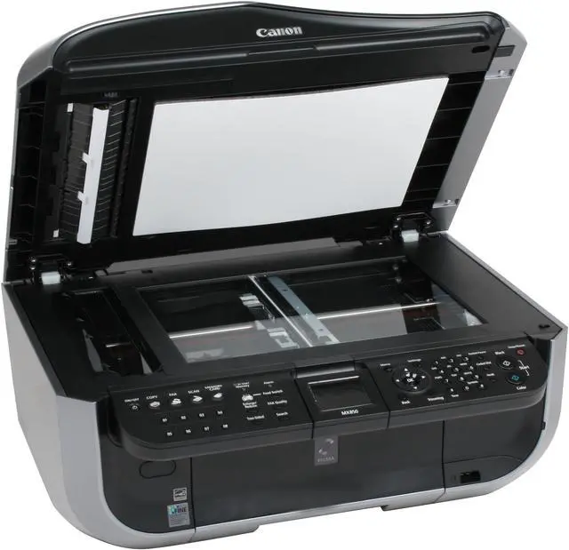 Alt view image 10 of 17 - Canon PIXMA MX850 2436B002 Up to 31 ppm Black Print Speed 9600 x 2400 dpi Color Print Quality Ethernet (RJ-45) / USB InkJet MFC / All-In-One Color Printer