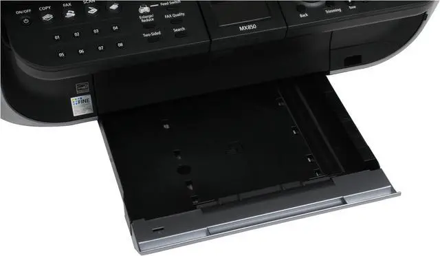Alt view image 14 of 17 - Canon PIXMA MX850 2436B002 Up to 31 ppm Black Print Speed 9600 x 2400 dpi Color Print Quality Ethernet (RJ-45) / USB InkJet MFC / All-In-One Color Printer
