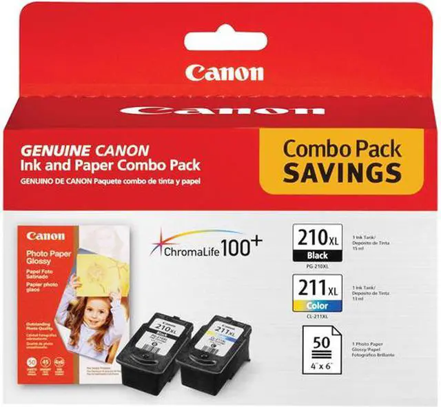 Main image of Canon PG-210 XL/CL-211 XL High Yield Ink Cartridge - Combo Pack - Black/Color