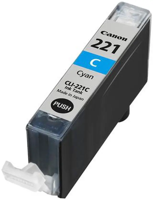 Alt view image 2 of 6 - Canon CLI-221 Ink Cartridge - Cyan