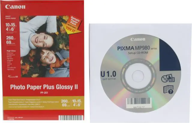 Alt view image 19 of 20 - Canon PIXMA MP980 2922B002 Up to 26 ppm Black Print Speed 9600 x 2400 dpi Color Print Quality Ethernet (RJ-45) / USB / Wi-Fi InkJet MFC / All-In-One Color Printer