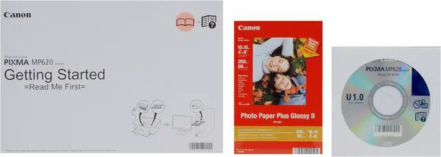 Alt view image 19 of 20 - Canon PIXMA MP620 2921B002 Up to 26 ppm Black Print Speed 9600 x 2400 dpi Color Print Quality Ethernet (RJ-45) / USB / Wi-Fi InkJet MFC / All-In-One Color Printer