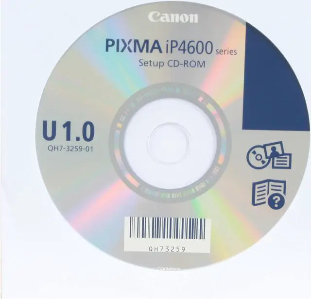 Alt view image 17 of 18 - Canon PIXMA iP4600 2909B002 Up to 26 ppm Black Print Speed 9600 x 2400 dpi Color Print Quality USB InkJet Photo Color Printer