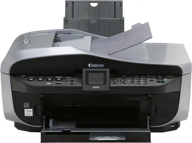 Alt view image 9 of 20 - Canon PIXMA MX700 2186B019AA Up to 30 ppm Black Print Speed 4800 x 1200 dpi Color Print Quality USB InkJet MFC / All-In-One Color Printer