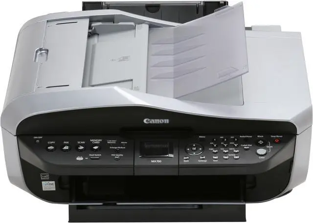 Alt view image 12 of 20 - Canon PIXMA MX700 2186B019AA Up to 30 ppm Black Print Speed 4800 x 1200 dpi Color Print Quality USB InkJet MFC / All-In-One Color Printer