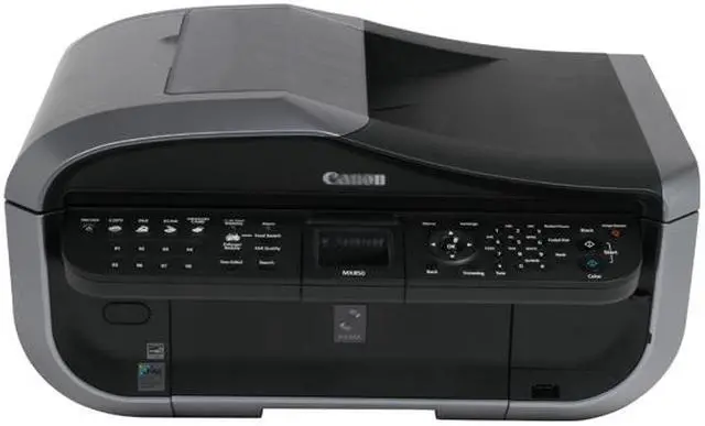 Main image of Canon PIXMA MX850 2436B018AA Up to 31 ppm Black Print Speed 9600 x 2400 dpi Color Print Quality Ethernet (RJ-45) / USB InkJet MFC / All-In-One Color Printer