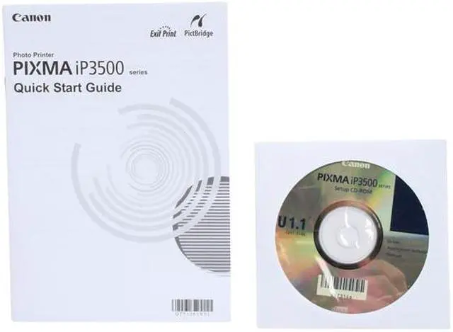 Alt view image 11 of 11 - Canon PIXMA iP3500 2170B023AA Up to 25 ppm Black Print Speed 4800 x 1200 dpi Color Print Quality USB InkJet Photo Color Printer