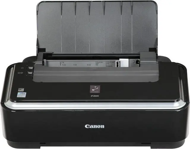 Alt view image 9 of 16 - Canon PIXMA iP2600 2435B022AA Up to 22 ppm Black Print Speed 4800 x 1200 dpi Color Print Quality USB InkJet Photo Color Printer
