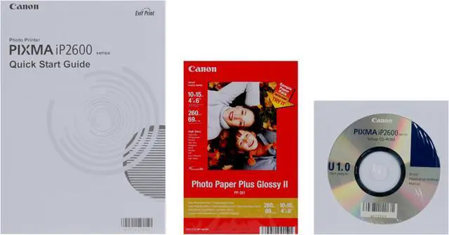 Alt view image 16 of 16 - Canon PIXMA iP2600 2435B022AA Up to 22 ppm Black Print Speed 4800 x 1200 dpi Color Print Quality USB InkJet Photo Color Printer