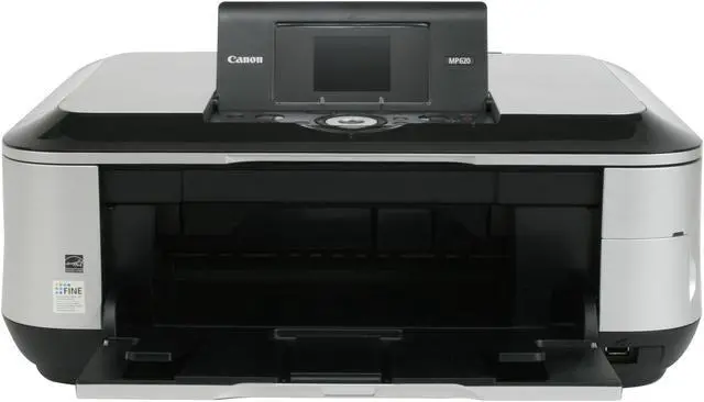 Alt view image 7 of 12 - Canon PIXMA MP620 2921B023AA Up to 26 ppm Black Print Speed 9600 x 2400 dpi Color Print Quality Ethernet (RJ-45) / USB / Wi-Fi InkJet MFC / All-In-One Color Printer