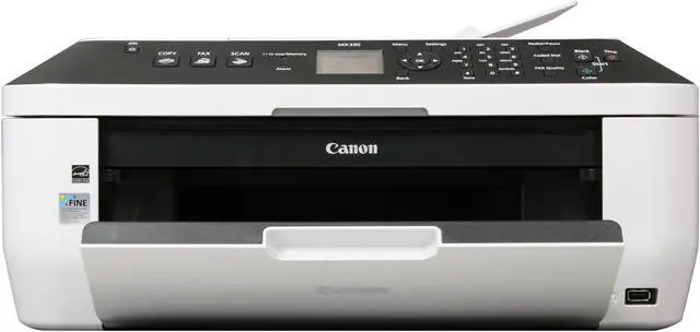 Alt view image 2 of 8 - Canon PIXMA MX330 3300B019AA Black ESAT: 7.5 ipm Black Print Speed 4800 x 1200 dpi Color Print Quality USB InkJet MFC / All-In-One Color Printer