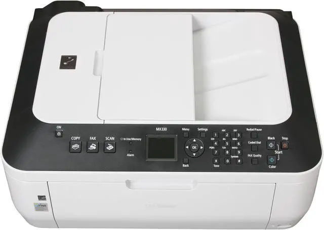 Alt view image 7 of 8 - Canon PIXMA MX330 3300B019AA Black ESAT: 7.5 ipm Black Print Speed 4800 x 1200 dpi Color Print Quality USB InkJet MFC / All-In-One Color Printer
