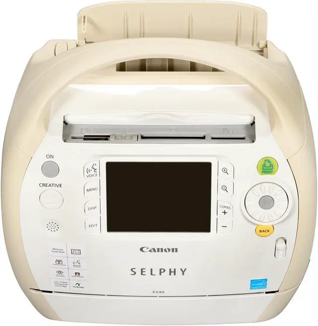 Alt view image 2 of 8 - Canon SELPHY ES40 3647B001 300 x 300 dpi Color Print Quality USB Dye-Sublimation Photo Color Printer