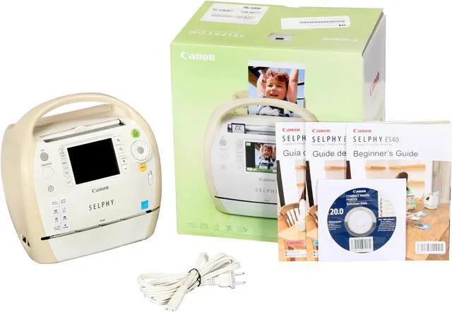 Alt view image 8 of 8 - Canon SELPHY ES40 3647B001 300 x 300 dpi Color Print Quality USB Dye-Sublimation Photo Color Printer