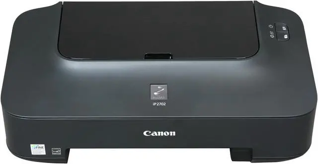 Alt view image 5 of 7 - Canon PIXMA iP series iP2702 Black: Approx. 7.0 ipm Black Print Speed 4800 x 1200 dpi Color Print Quality USB InkJet Photo Color Printer w/ 5 sheets Photo Paper