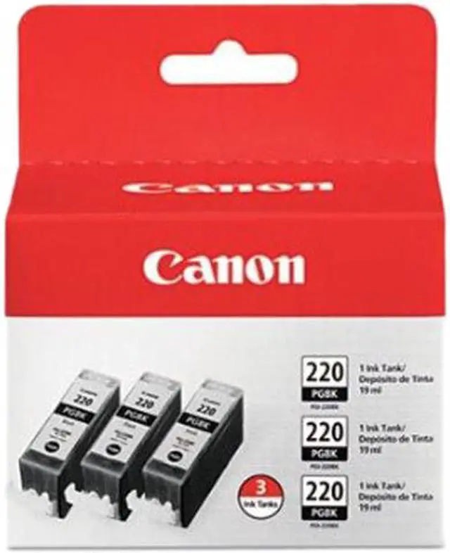 Main image of Canon PGI-220 Ink Cartridge - Triple Pack - Pigmented Black