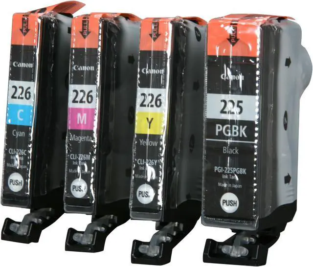 Alt view image 2 of 6 - Canon PGI-225/CLI-226 Ink Cartridge - Combo Pack - Pigmented Black/Cyan/Magenta/Yellow