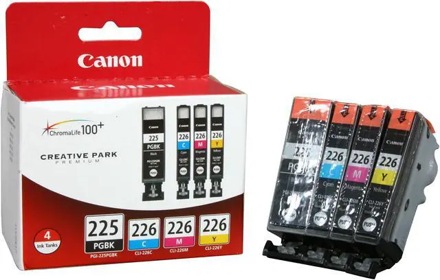 Alt view image 6 of 6 - Canon PGI-225/CLI-226 Ink Cartridge - Combo Pack - Pigmented Black/Cyan/Magenta/Yellow