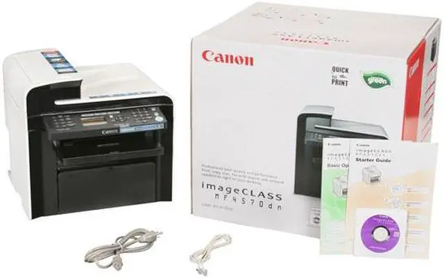 Alt view image 10 of 10 - Canon imageCLASS MF4570dn 4509B020AA MFP Up to 26 ppm 1200 x 600 dpi Color Print Quality Monochrome Ethernet (RJ-45) / USB Laser Printer