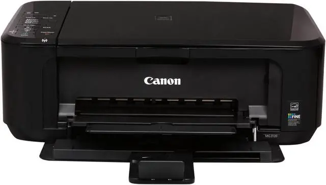 Alt view image 2 of 8 - Canon PIXMA MG3120 Approx. 9.2 ipm Black Print Speed 4800 x 1200 dpi Color Print Quality USB / Wi-Fi InkJet MFC / All-In-One Color Printer