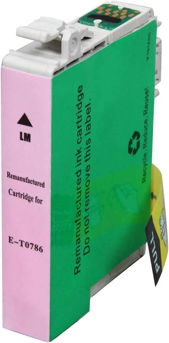 Alt view image 2 of 6 - Green Project E-T0787(7pk) Ink Cartridge, Replacement for Epson, 340 Page Yield; Black, Cyan, Light Cyan, Yellow, Magenta, Light Magenta