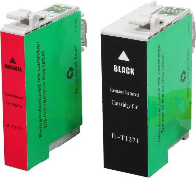 Alt view image 2 of 5 - Green Project E-T1275(5pk) Cyan/ Magenta/ Yellow Ink Cartridge Replaces Epson
