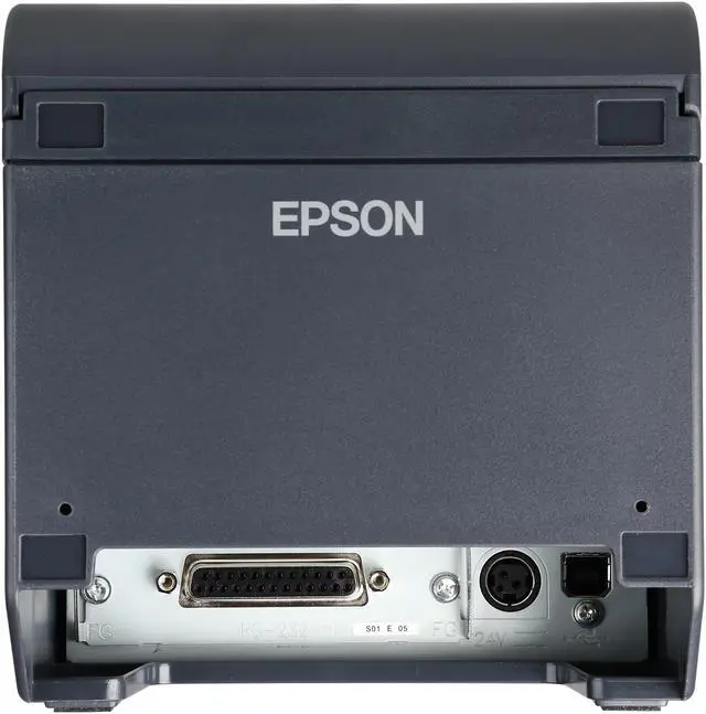 Alt view image 5 of 8 - Epson TM-T20II Single-station Thermal Receipt Printer, USB, Serial, Dark Gray - C31CD52062