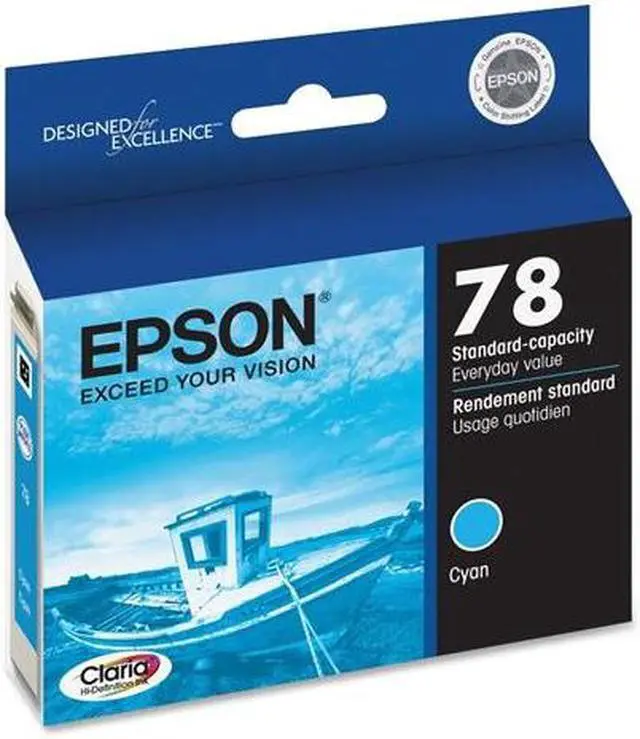 Main image of EPSON T078220 Ink Cartridge For Epson Stylus Photo RX580, R260, R380 Cyan