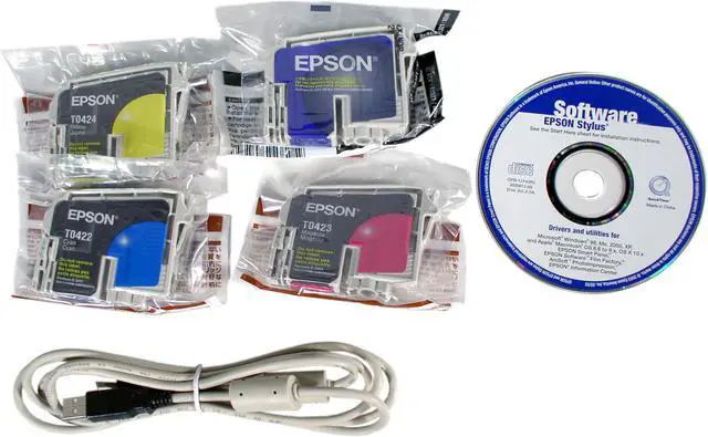 Alt view image 5 of 6 - EPSON Stylus CX3200 C11C497001 Up to 14 ppm Black Print Speed 5760 x 720 dpi Color Print Quality USB InkJet MFC / All-In-One Color Printer