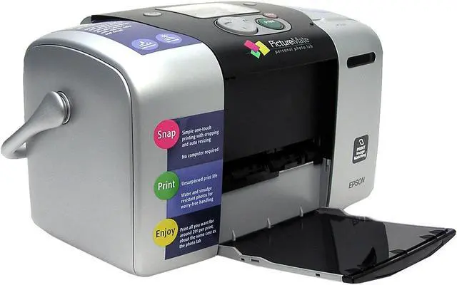Alt view image 2 of 7 - EPSON Stylus PictureMate C11C556001 5760 x 1440 dpi Color Print Quality USB InkJet Photo Color Printer