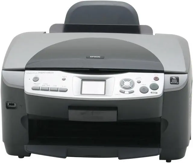 Alt view image 5 of 12 - EPSON Stylus Photo RX620 C11C586001 17 ppm Black Print Speed Up to 5760 x 1440dpi Color Print Quality USB InkJet MFC / All-In-One Color Printer