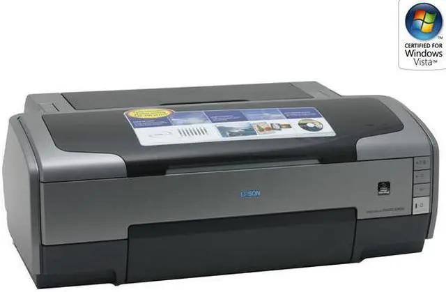 Alt view image 3 of 16 - EPSON Stylus Photo R1800 C11C589011 5760 x 1440 optimized dpi Color Print Quality USB InkJet Photo Color Printer