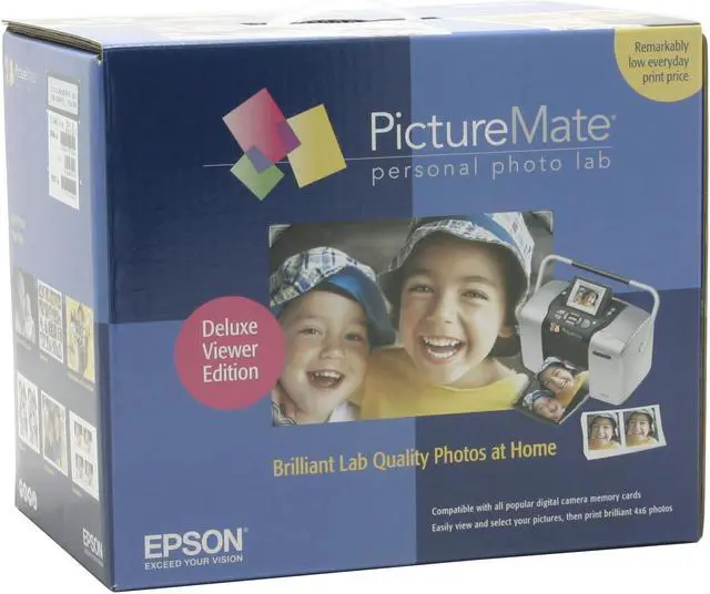 Alt view image 12 of 12 - EPSON Picturemate Deluxe C11C618001 5760 x 1440 optimized dpi Color Print Quality USB InkJet Photo Color Printer