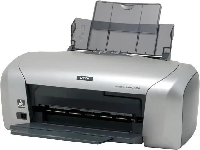Alt view image 2 of 11 - EPSON Stylus Photo R220 C11C626011 Up to 15 ppm Black Print Speed Up to 5760 x 1440 optimized dpi Color Print Quality USB InkJet Photo Color Printer