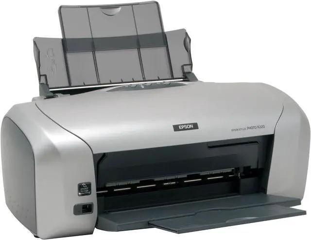 Alt view image 7 of 11 - EPSON Stylus Photo R220 C11C626011 Up to 15 ppm Black Print Speed Up to 5760 x 1440 optimized dpi Color Print Quality USB InkJet Photo Color Printer