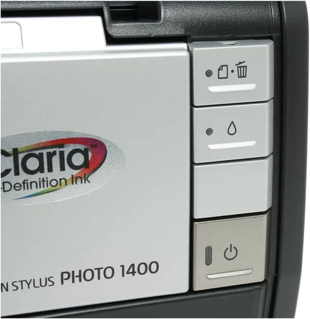 Alt view image 7 of 14 - EPSON Stylus Photo 1400 C11C655001 Up to 15 ppm Black Print Speed USB InkJet Photo Color Printer