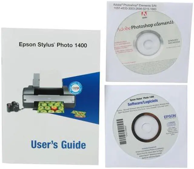 Alt view image 12 of 14 - EPSON Stylus Photo 1400 C11C655001 Up to 15 ppm Black Print Speed USB InkJet Photo Color Printer