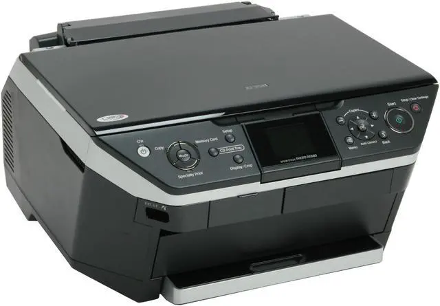 Alt view image 3 of 19 - EPSON Stylus Photo RX680 C11C686201 Up to 40 ppm Black Print Speed 5760 x 1440 optimized dpi Color Print Quality Bluetooth / USB InkJet MFC / All-In-One Color Printer