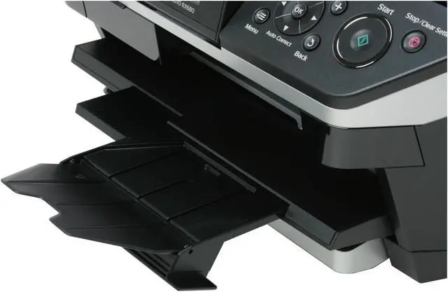Alt view image 4 of 19 - EPSON Stylus Photo RX680 C11C686201 Up to 40 ppm Black Print Speed 5760 x 1440 optimized dpi Color Print Quality Bluetooth / USB InkJet MFC / All-In-One Color Printer