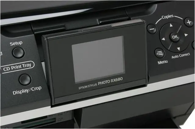 Alt view image 10 of 19 - EPSON Stylus Photo RX680 C11C686201 Up to 40 ppm Black Print Speed 5760 x 1440 optimized dpi Color Print Quality Bluetooth / USB InkJet MFC / All-In-One Color Printer