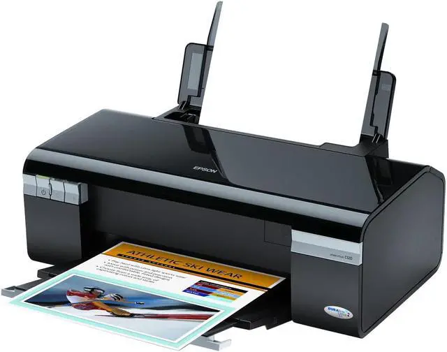 Main image of EPSON Stylus C120 C11C687201 up to 37 ppm Black Print Speed 5760 x 1440 optimized dpi Color Print Quality USB InkJet Personal Color Printer