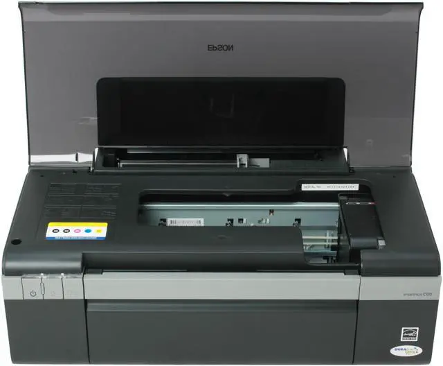 Alt view image 8 of 14 - EPSON Stylus C120 C11C687201 up to 37 ppm Black Print Speed 5760 x 1440 optimized dpi Color Print Quality USB InkJet Personal Color Printer
