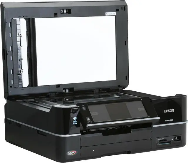 Alt view image 10 of 19 - EPSON Artisan 800 C11CA29201 Up to 38 ppm Black Print Speed 5760 x 1440 dpi Color Print Quality Ethernet (RJ-45) / USB / Wi-Fi InkJet MFC / All-In-One Color Printer