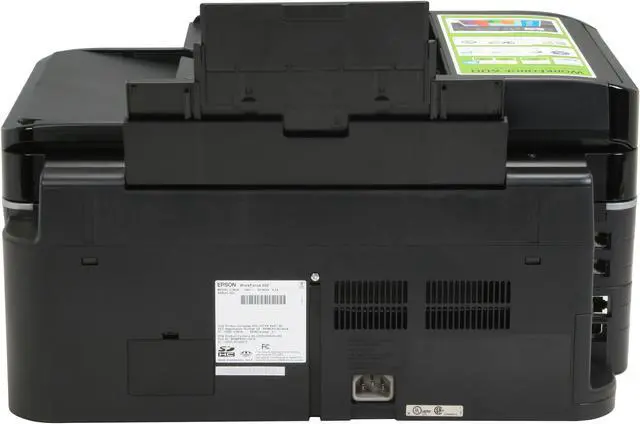 Alt view image 4 of 19 - EPSON WorkForce 600 Up to 38 ppm Black Print Speed 5760 x 1440 dpi Color Print Quality Ethernet (RJ-45) / USB / Wi-Fi InkJet MFC / All-In-One Color Printer
