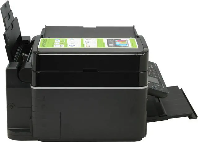 Alt view image 6 of 19 - EPSON WorkForce 600 Up to 38 ppm Black Print Speed 5760 x 1440 dpi Color Print Quality Ethernet (RJ-45) / USB / Wi-Fi InkJet MFC / All-In-One Color Printer