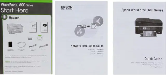 Alt view image 17 of 19 - EPSON WorkForce 600 Up to 38 ppm Black Print Speed 5760 x 1440 dpi Color Print Quality Ethernet (RJ-45) / USB / Wi-Fi InkJet MFC / All-In-One Color Printer